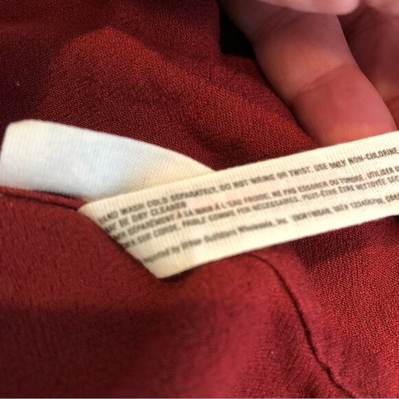 Intimately Free People Elsa rust red plunge wrap lace bottom bodysuit size Large - Picture 14 of 16